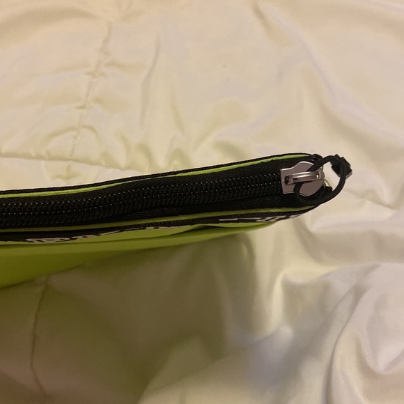 Victoria’s Secret PINK Nation Neon Green Bikini Travel Pouch Wet Bag - Picture 3 of 4